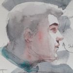 portret in aquarel 1