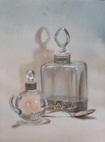 oud glas oud glas / VERKOCHT